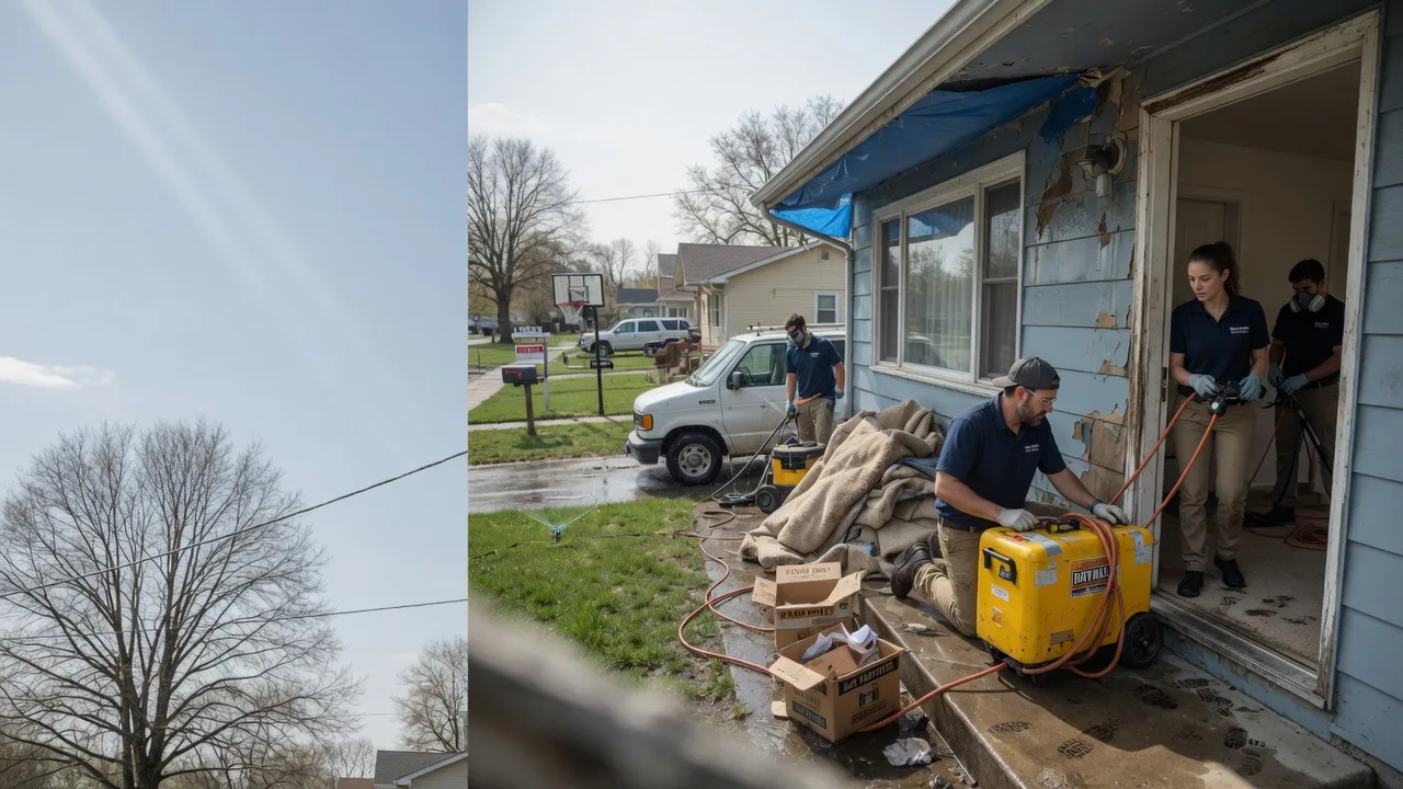Basement Flood Cleanup in Hoffman, MN near me